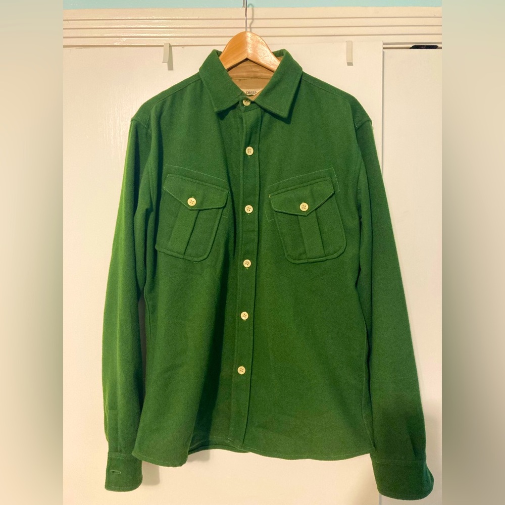 Rare Creep Wool Blend C.P.O. Shirt Jacket